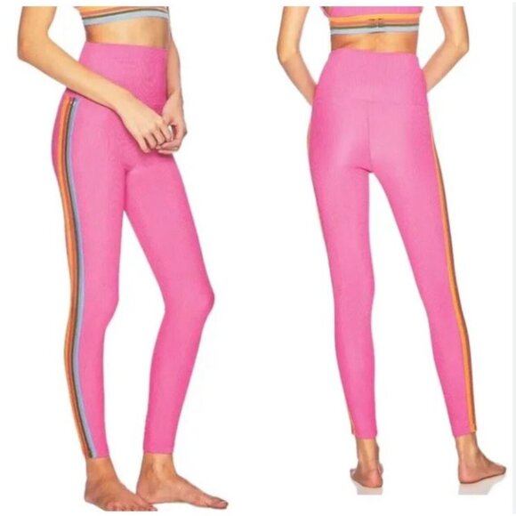 BEACH RIOT SPORT high waisted sadie ribbed leggings size S - Picture 1 of 6